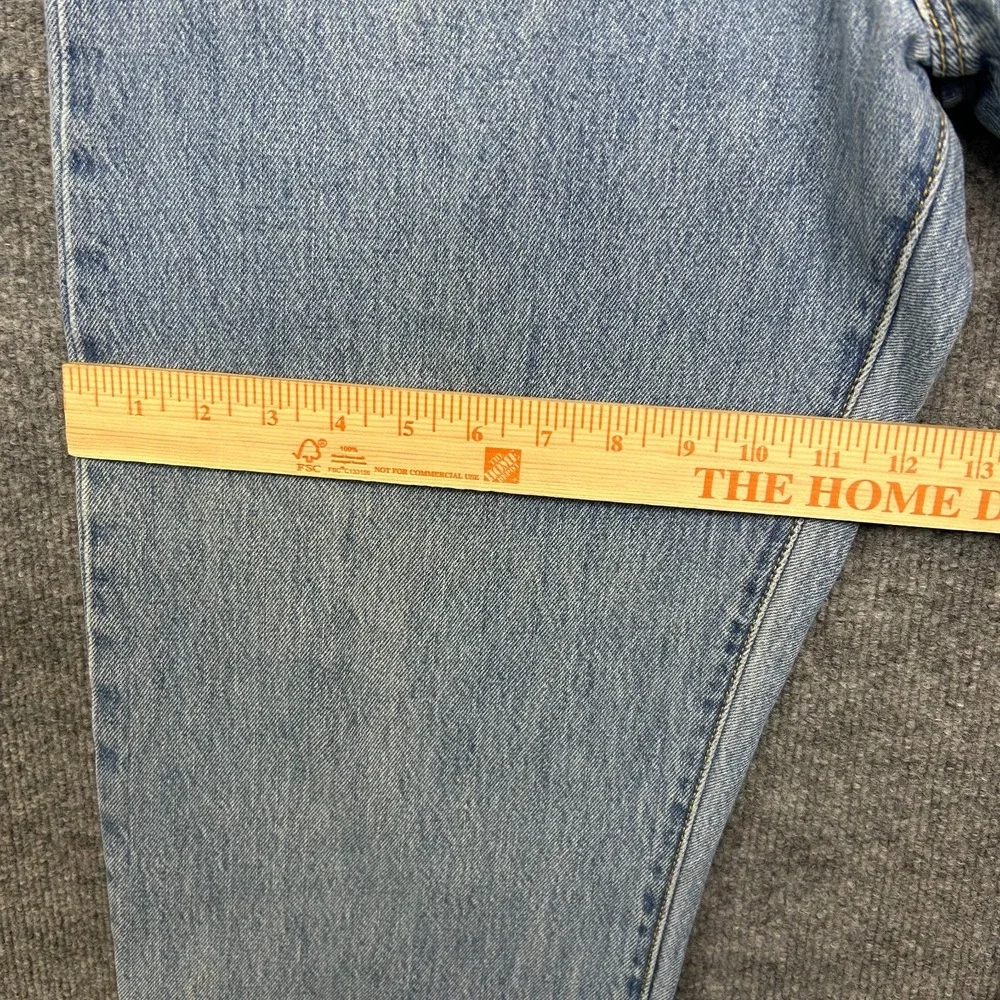 Levi's 501 Straight Jeans Men's‎ Blue Denim Pockets Button Fly Classic - 37X32.5